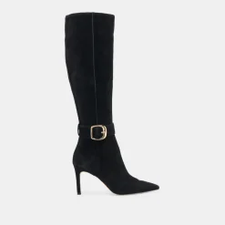 KINZY BOOTS ONYX SUEDE^Dolce Vita Fashion