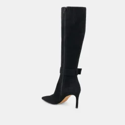KINZY BOOTS ONYX SUEDE^Dolce Vita Fashion