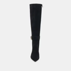 KINZY BOOTS ONYX SUEDE^Dolce Vita Fashion