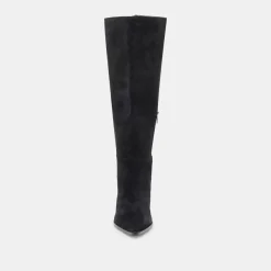 KIRSON WIDE CALF BOOTS ONYX SUEDE^Dolce Vita Outlet