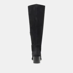 KIRSON WIDE CALF BOOTS ONYX SUEDE^Dolce Vita Outlet