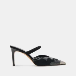 KLOVER HEELS BLACK MULTI SUEDE^Dolce Vita Online