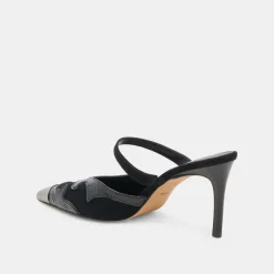 KLOVER HEELS BLACK MULTI SUEDE^Dolce Vita Online