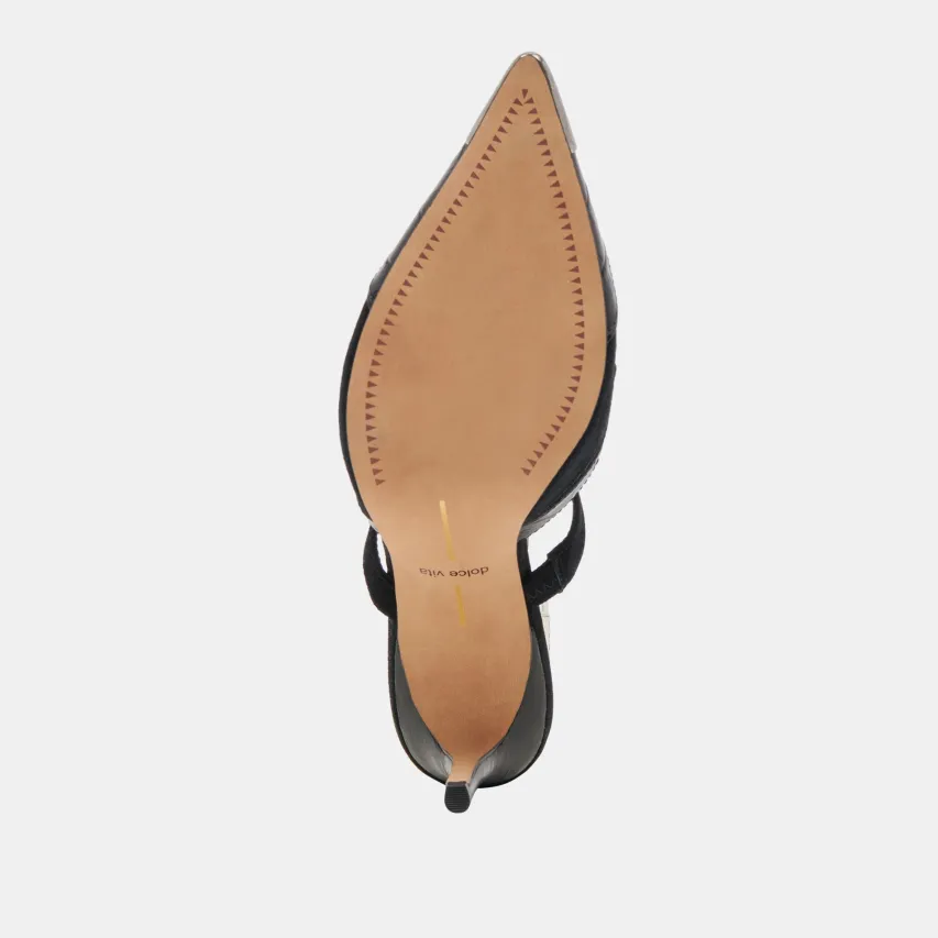KLOVER HEELS BLACK MULTI SUEDE^Dolce Vita Online