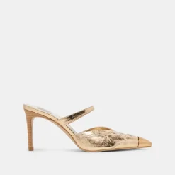 KLOVER HEELS GOLD DISTRESSED LEATHER^Dolce Vita Discount