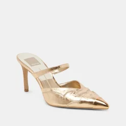 KLOVER HEELS GOLD DISTRESSED LEATHER^Dolce Vita Discount