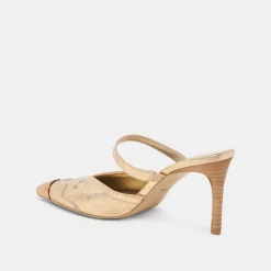 KLOVER HEELS GOLD DISTRESSED LEATHER^Dolce Vita Discount