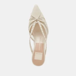 KYLENE PEARL HEELS VANILLA LEATHER^Dolce Vita Sale