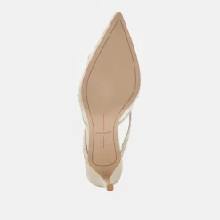 KYLENE PEARL HEELS VANILLA LEATHER^Dolce Vita Sale