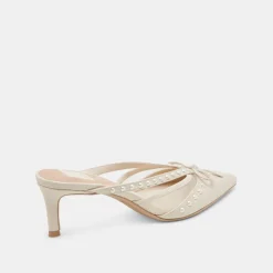 KYLENE PEARL HEELS VANILLA LEATHER^Dolce Vita Sale