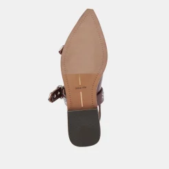 LABELL FLATS BURGUNDY CRINKLE PATENT^Dolce Vita Sale