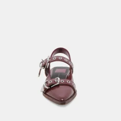 LABELL FLATS BURGUNDY CRINKLE PATENT^Dolce Vita Sale