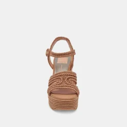 LACYE HEELS BROWN WOVEN^Dolce Vita New