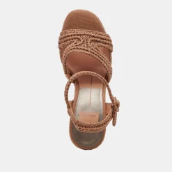 LACYE HEELS BROWN WOVEN^Dolce Vita New