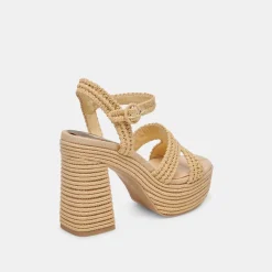 LACYE HEELS NATURAL WOVEN^Dolce Vita Outlet