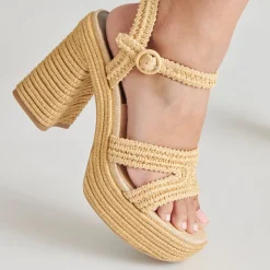 LACYE HEELS NATURAL WOVEN^Dolce Vita Outlet