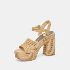 LACYE HEELS NATURAL WOVEN^Dolce Vita Outlet