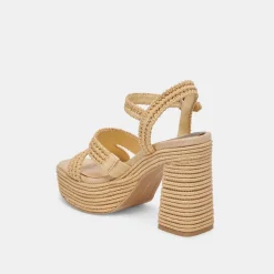 LACYE HEELS NATURAL WOVEN^Dolce Vita Outlet