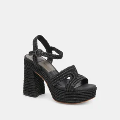 LACYE HEELS ONYX WOVEN^Dolce Vita Outlet
