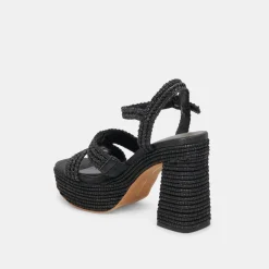 LACYE HEELS ONYX WOVEN^Dolce Vita Outlet