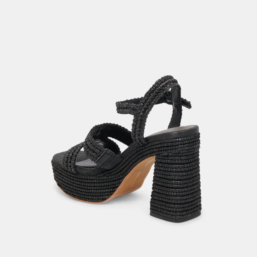 LACYE HEELS ONYX WOVEN^Dolce Vita Outlet