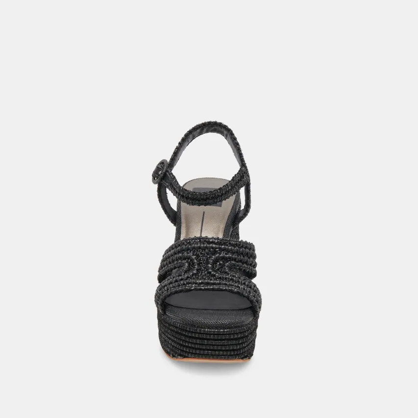 LACYE HEELS ONYX WOVEN^Dolce Vita Outlet