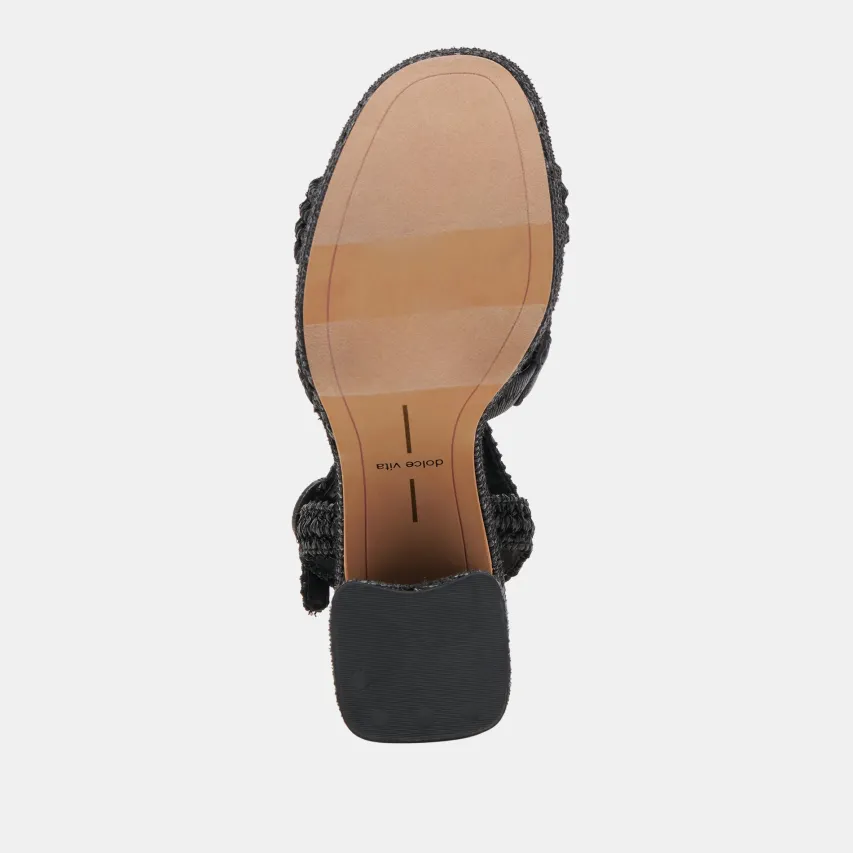 LACYE HEELS ONYX WOVEN^Dolce Vita Outlet