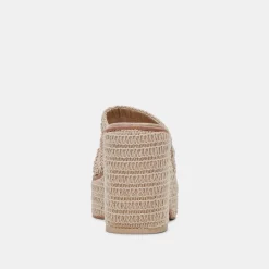 LADIN HEELS IVORY WOVEN^Dolce Vita Online