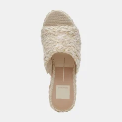 LADY HEELS IVORY MULTI WOVEN^Dolce Vita New