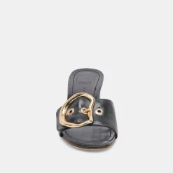 LAIKA HEELS BLACK LEATHER^Dolce Vita New