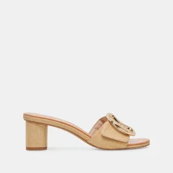 LAIKA HEELS LT NATURAL RAFFIA^Dolce Vita Online