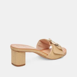 LAIKA HEELS LT NATURAL RAFFIA^Dolce Vita Online