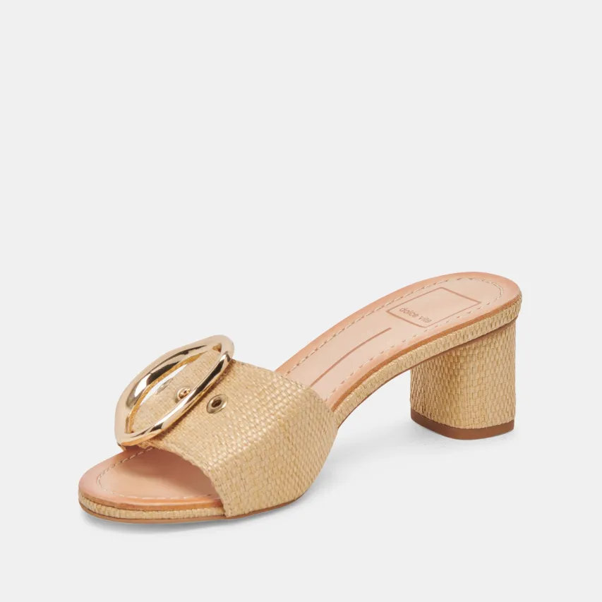 LAIKA HEELS LT NATURAL RAFFIA^Dolce Vita Online