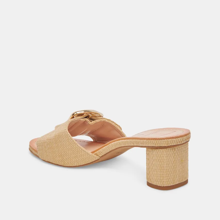 LAIKA HEELS LT NATURAL RAFFIA^Dolce Vita Online