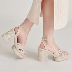 LAISHA HEELS ALMOND FLORAL EYELET^Dolce Vita New