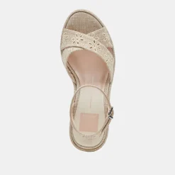 LAISHA HEELS ALMOND FLORAL EYELET^Dolce Vita New