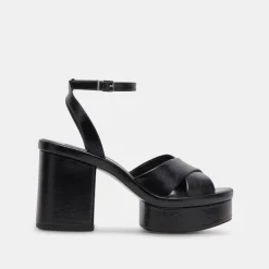 LAISHA HEELS MIDNIGHT CRINKLE PATENT^Dolce Vita Hot