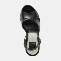 LAISHA HEELS MIDNIGHT CRINKLE PATENT^Dolce Vita Hot