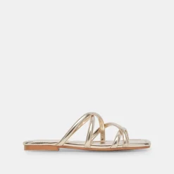 LANZA SANDALS LIGHT GOLD METALLIC STELLA^Dolce Vita Outlet