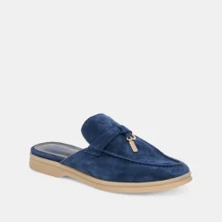 LASAIL FLATS NAVY SUEDE^Dolce Vita New