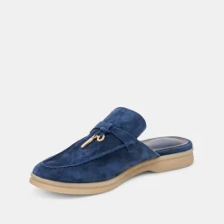 LASAIL FLATS NAVY SUEDE^Dolce Vita New