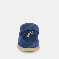 LASAIL FLATS NAVY SUEDE^Dolce Vita New