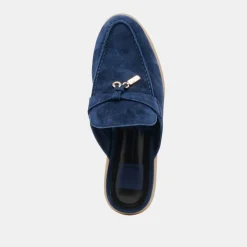 LASAIL FLATS NAVY SUEDE^Dolce Vita New