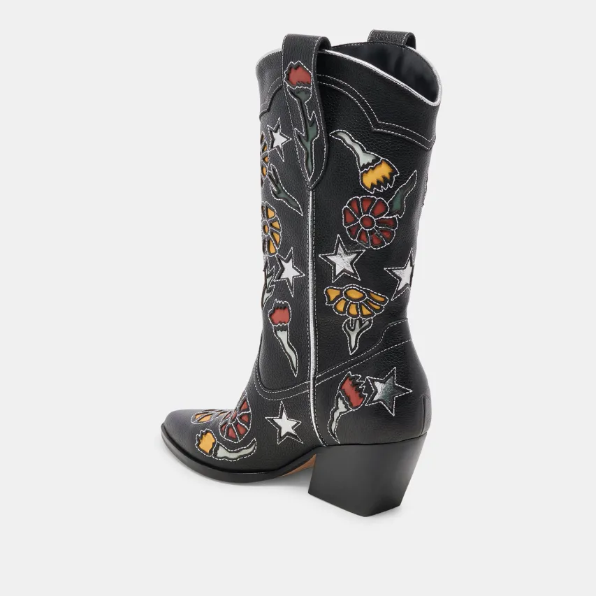 LASSIE BOOTS BLACK MULTI LEATHER^Dolce Vita New