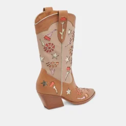 LASSIE BOOTS TAN MULTI LEATHER^Dolce Vita Sale