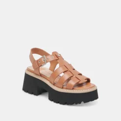 LATICE SANDALS BROWN LEATHER^Dolce Vita Best