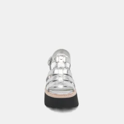 LATICE SANDALS SILVER DISTRESSED LEATHER^Dolce Vita Best