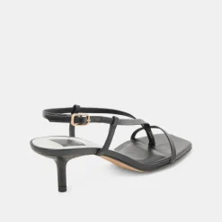 LAURY HEELS BLACK LEATHER^Dolce Vita Online
