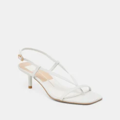 LAURY HEELS TRUE WHITE LEATHER^Dolce Vita Best