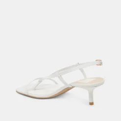 LAURY HEELS TRUE WHITE LEATHER^Dolce Vita Best